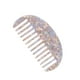 thumbnail image 1 of Peines para mujer, peines para el cabello, peine francés de dientes anchos de bolsillo, peine para el cabello con textura de mármol, patrón de leopardo, cepillo antiestático para desenredar, herramien, 1 of 3