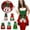 B, variant on Festive Santa Holiday Apron For Christmas Cooking Baking And Kitchen Parties Featuring Adjustable Neck Strap Design