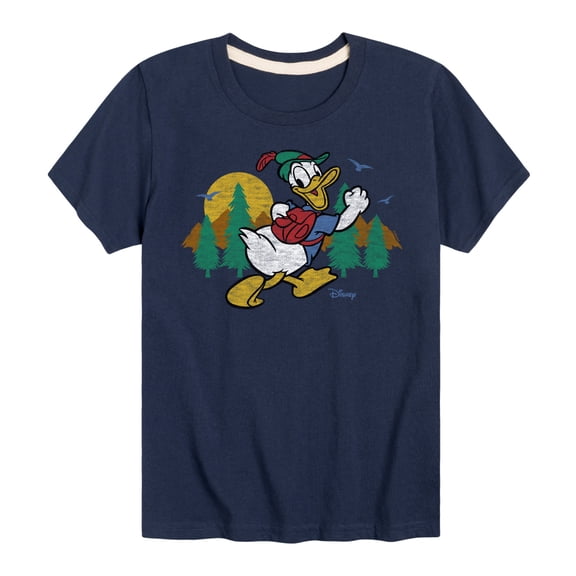 Disney - Mickey & Friends - Daffy Duck - Scout for Camping & Mountain Climbing - Toddler And Youth Short Sleeve Graphic T-Shirt