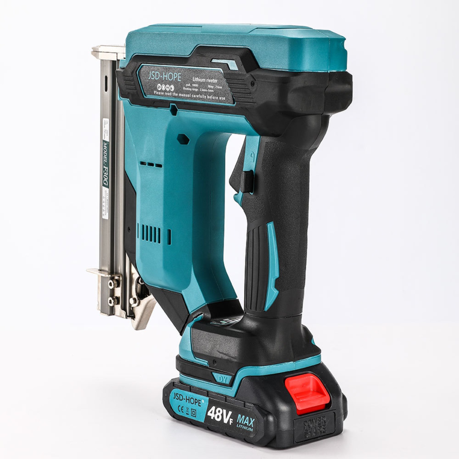 Cordless Lithium-Ion Nail Gun-Electric Brad Nailer&Stapler for Woodworking,Rechargeable Framing/Finish Nail Gun for DIY Home Decoration,No Air Compressor Needed