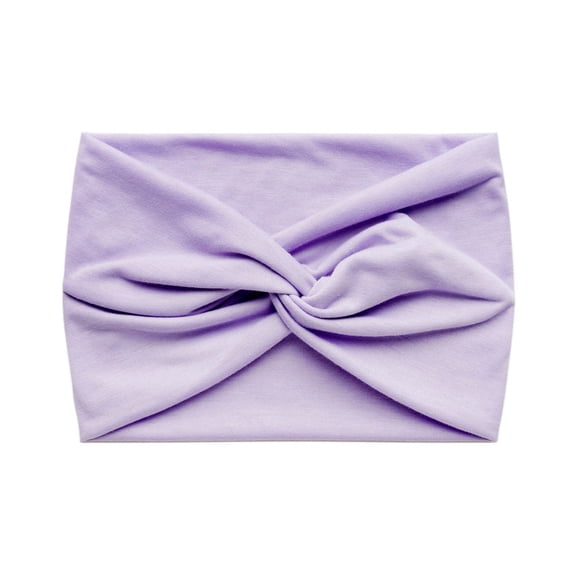 Xecvkr Solid Color Yoga Headband Wide Stretch Sweat Absorption Sports Workout Scarf Outdoor Festival Comfortable Fashion Hair Accessory for Women 18cm 1pc