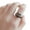 B, variant on Funny Rings Cute Little Big Eye Rings Bestie Love Student Hand Decoration Gift Fashion Jewelry