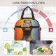 thumbnail image 4 of Easygdp Colorful Painted Duck Caja de Almuerzo para Mujeres y Hombres, Bolsa de Almuerzo Insulada, Bolsas Reutilizables Impermeables para Viajes, Trabajo y Picnics, 4 of 7