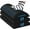 Black, variant on Foot Rest for Under Desk at Work, Gaming Accessories Foot Stool with 3 Adjustable Heights & Washable Cover, Comfortable Office Desk Accessories, Footrest for Office, Home and Car (Black)