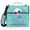 Cute Cartoon Skeleton Dancing, variant on 3 Ring Zipper Binder with Shoulder Strap Waterproof Trapper Keeper 2 Inch D-Ring 500 Sheets Capacity Skeleton Relaxing on Swimming Ring