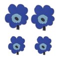 thumbnail image 1 of 2 piezas de tapetes aislantes de gel de sílice de flores, tapetes y posavasos anti-escaldaduras y de alta temperatura., 1 of 5