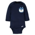 thumbnail image 4 of Assorted Long Sleeve Onesies Bodysuits, 6pk (Baby Boys), 4 of 8