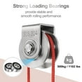 thumbnail image 3 of Unique Bargains 2pcs 2.7' H-Groove Wheel Sliding Gate Caster for Inverted 0.98' H-Track Silver, 3 of 5