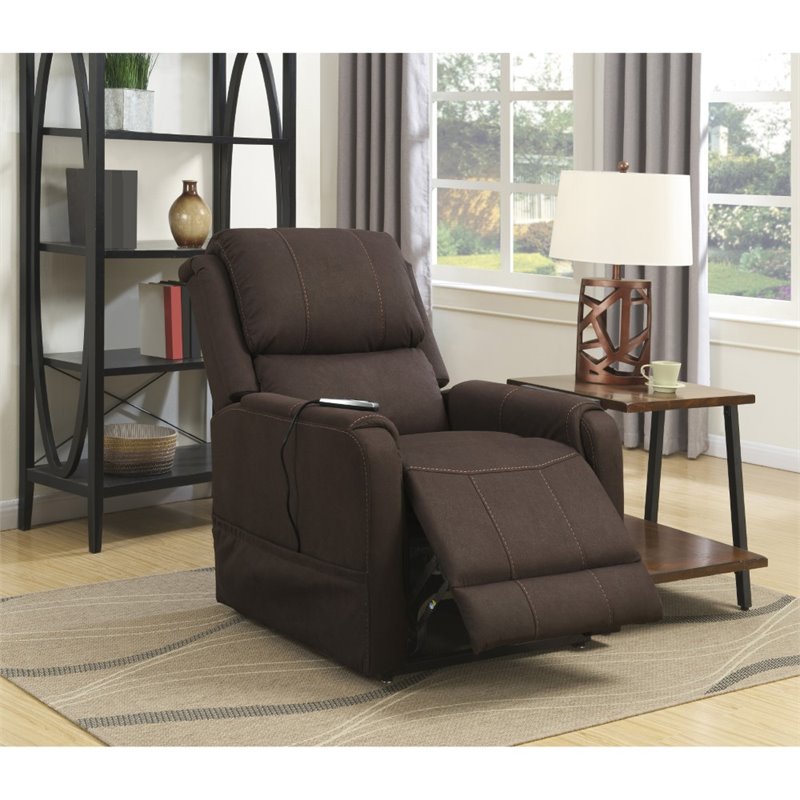 pulaski power recliner with heat and massage