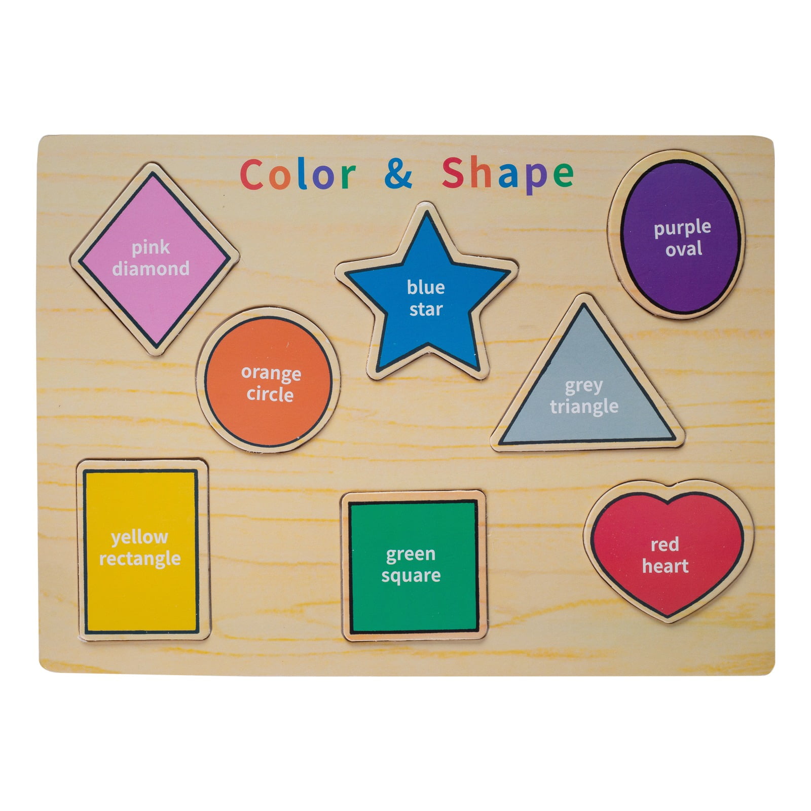 wooden shape puzzle for toddlers