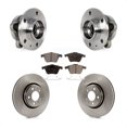 thumbnail image 1 of Transit Auto Front Hub Bearing Assembly Disc Brake Rotors and Ceramic Pads Kit for Car 2008-2014 Volvo XC90 with 316mm Diameter Rotor KBB-114155, 1 of 11