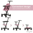 thumbnail image 6 of Dream On Me Coast Rider | Travel Stroller | Lightweight Stroller | Compact | Portable | Vacation Friendly Stroller, Pink, 6 of 8