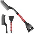 thumbnail image 1 of Car Snow Scraper and Brush, 2-in-1 Snow Brush and Ice Scraper Detachable Car Scraper Snow Brush Set Car Snow Remover with Foam Grip Snow Removal Tool for Cars/Doors/Windows/Windshields, Red, 1 of 7
