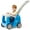 Blue, variant on Simplay3 Roll and Stroll Quiet Ride Push Car for Toddlers, Blue
