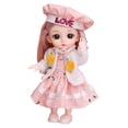 thumbnail image 2 of Muñeca de silicona,Kits de muñecas reborn de silicona de cuerpo completo de 16 cm para niñas,1/12 Muñecas para niños Niñas Bebé Hermosas Vestidas,Muñecas de bebé que parecen de, 2 of 8