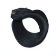 thumbnail image 5 of Ubetta Human Hair Extensions Clip in Jet Black Silky Straight Remy Hair Extensions Clip in Real Hair Weft Extensions 7 Pieces 70 Gram 18 Inch for Women, 5 of 5