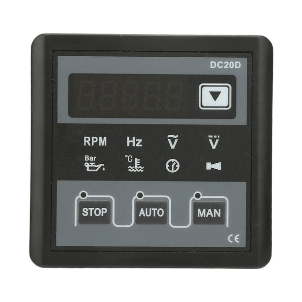 M Buder Controlador de Generador DC20D Módulo de Control Automático para Motor Diésel Panel de Control Electrónico Sistema de Alarma Multifuncional 8-36V