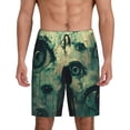 thumbnail image 3 of Lsque Eyes Watching In The Dark Mens Sleep Pajama Shorts,Short Pajama Pants, Cotton Ultra-Soft Knit-4X-Large, 3 of 9