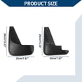 thumbnail image 3 of Guardabarros de barro únicos con accesorios de montaje para Toyota Vios 2004-2007, guardabarros delanteros y traseros, 3 of 6