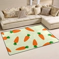 thumbnail image 2 of SKYSONIC Lightweight Soft Area Rugs Fresh Carrot Floor Mat for Kids Playing Room Hardwood Floor Living Room Nursery Rugs, 60x39 in, 2 of 6