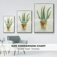 thumbnail image 4 of Succulent IV Framed Premium Gallery Wrapped Canvas - Ready to Hang - 27 x 41 - Silver Floating Frame, 4 of 9