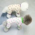 thumbnail image 3 of Pet Jumpsuits Flower Pattern Cosplay Four-leg Warm Pet Dogs Pajamas Costume for Home, 3 of 7