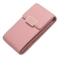 thumbnail image 1 of Solid Color PU Crossbody Bag Mini Sling Wallet phone bag mini Phone Pack Shoulder Bags Card Holder Coin Purse, 1 of 7