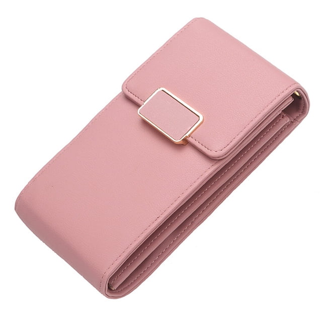 Solid Color PU Crossbody Bag Mini Sling Wallet phone bag mini Phone Pack Shoulder Bags Card Holder Coin Purse