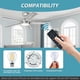 thumbnail image 3 of Kit Control Remoto Universal Ventilador Techo Harbor Breeze Hampton Bay Hunter con Regulador Luz de, 3 of 8