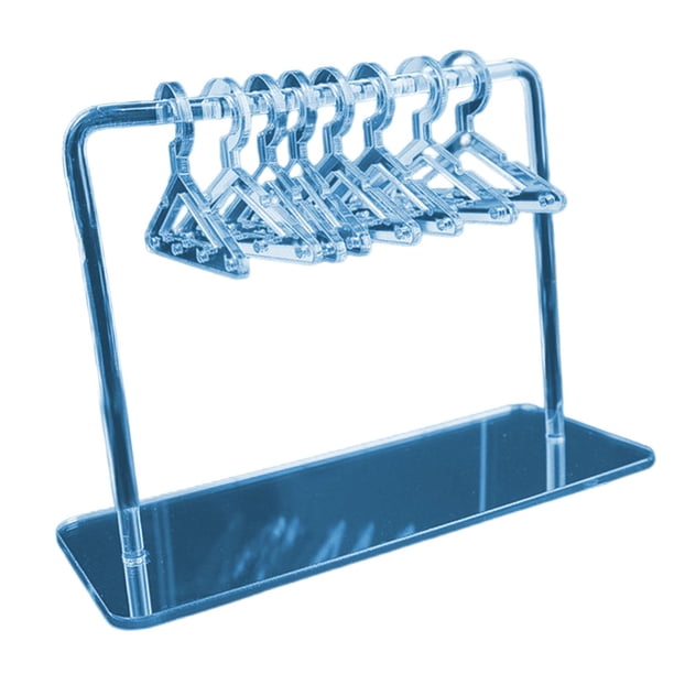 Soporte de exhibición de aretes, estilo perchero, gancho para aretes, soporte para aretes Azul