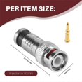thumbnail image 4 of 10 pcs BNC Compression Connector for Coax RG59 Cable CCTV Cameras, 4 of 5