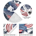 thumbnail image 2 of FMSHPON Independence Day Powerful Eagle On Independence Day Xmas Christmas Tree Skirt Stand Mat for Holiday Party Decoration Indoor Outdoor 36 inches, 2 of 6