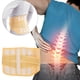 thumbnail image 3 of Cinturón de soporte para columna lumbar transpirable para aliviar el dolor, unisex, con bolsillo, amarillo S, 3 of 10