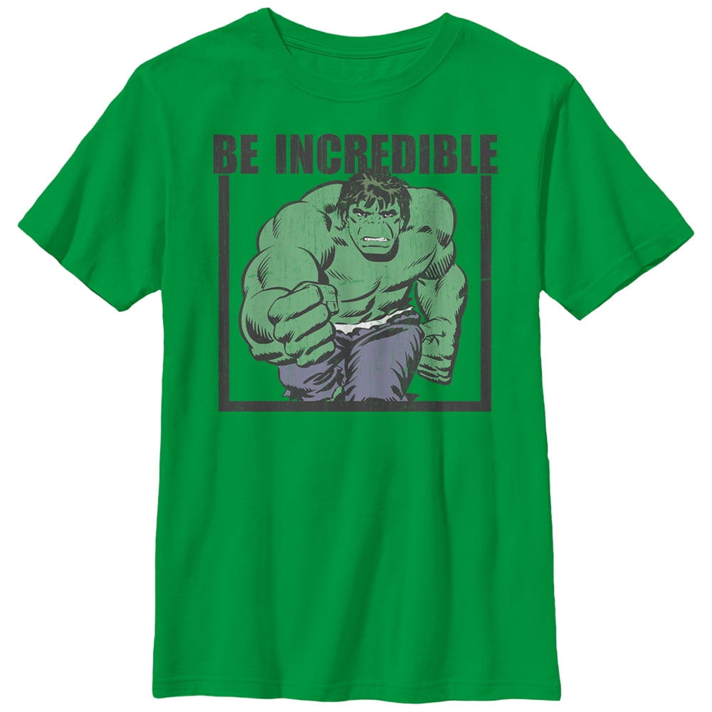 Marvel Marvel Boys' Hulk Be Incredible TShirt