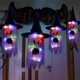 thumbnail image 1 of 3uds. Sombreros de bruja LED para Halloween, calcetín de viento fantasma, adorno colgante para Cosplay (rosa), 1 of 7