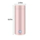 thumbnail image 3 of Hervidor de viaje portátil | Hervidor de coche 3 en 1 y botella de agua térmica | Hervidor eléctrico de acero inoxidable de 400 ml con apagado automático | Hervido rápido para té, café y fórmul, 3 of 5