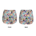 thumbnail image 3 of Salouo Colored Casino Chips Print Women's 2 in 1 Running Shorts Double-Layer Shorts Athletic Workout Gym Yoga Shorts Running Shorts for Women-Large, 3 of 7