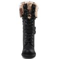 thumbnail image 4 of GLOBALWIN Black Combat Boots For Women Knee High 8.5M, 4 of 7