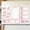 Pink, variant on Cow Convenience Patch Combination Set,3.9x7.9 Inch Alien Shape Stickers,Cartoon Animal Notepad for Student,Creative Memo for Office and Study Use
