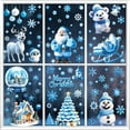 thumbnail image 4 of Bpyeka Christmas White Snowflakes Christmas Decoration Bathroom Living Room Self-adhesive Wall Decoration Wallpaper,Window Films,Christmas Decorations, 4 of 4