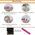 thumbnail image 2 of Elegant Short Ombre Nails, 24Pcs French False Nails with Easy Trim & File Feature, Ideal for Beginners and Professionals, ABS Material Ensures Safe & Natural Wear, 2 of 7