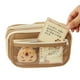 thumbnail image 4 of Estuche para Lápices Capybara 9 Capas Con Pegatinas Lona Útiles Escolares (café), 4 of 7