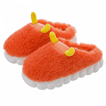 

Wish Women s Fluffy Winter Warm Slippers with Memory Foam（6.5-7） S2040