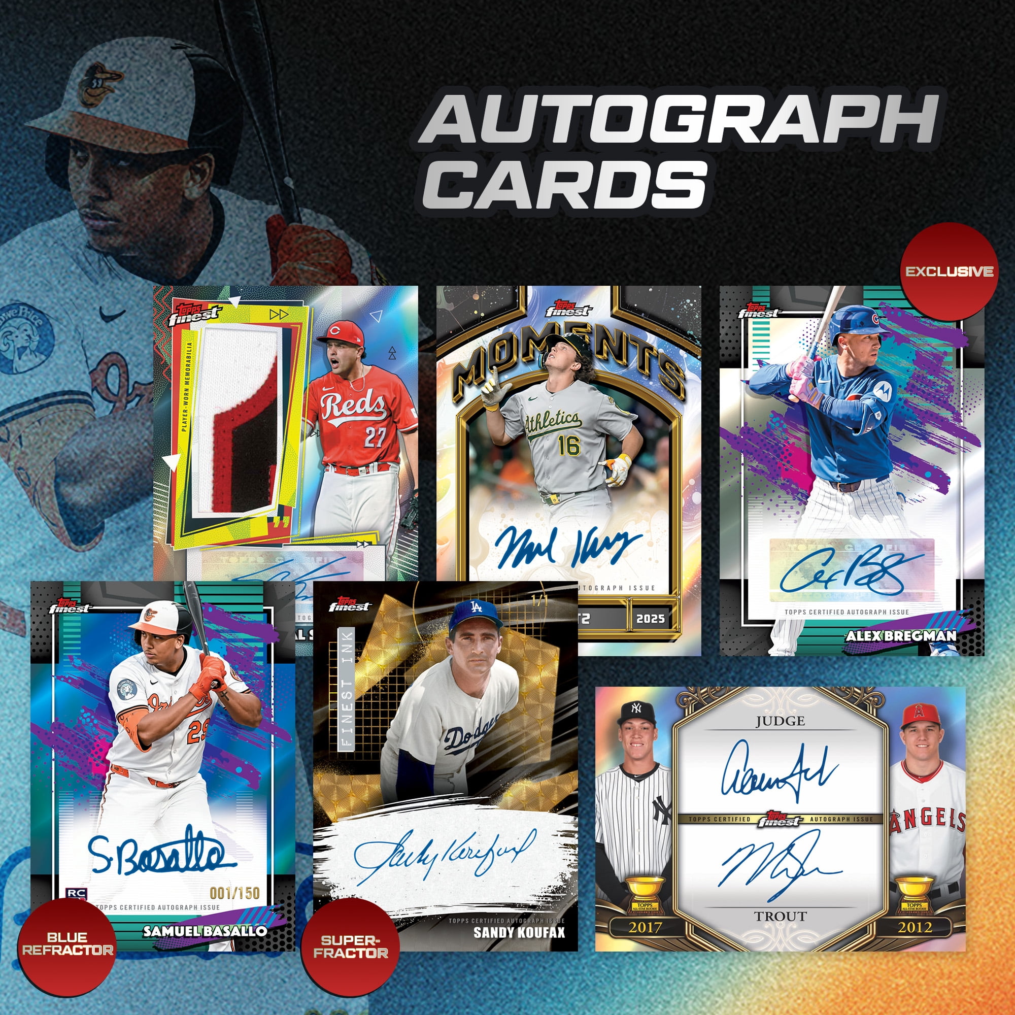 2026 Topps Finest Baseball Trading Cards Mega Box