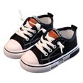 thumbnail image 3 of MYShe Toddler Girls Sneakers Boys Girls Tennis Shoes Kids Lightweight Breathable Sneakers Lace-up Running Athletic Shoes for Toddler,Black,Size 11.5, 3 of 7