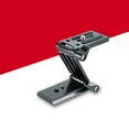 thumbnail image 2 of PEACNNG Z Type Quick Folding Tripod Rig Pole Clamp Trail Camera Mount Cell Phone Stand Cellphone Black, 2 of 8