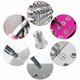 thumbnail image 4 of 100 piezas M4 M5 M6 M8 Tuerca de remache, Tuercas de remache de inserción roscada, Tuercas de remache de acero inoxidable, Utilizado para reparar artesanías de decoración de muebles TUNC Sencillez, 4 of 5