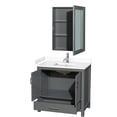 thumbnail image 6 of Wyndham Collection Wcs141436s-Vca-Med Sheffield 36" Free Standing Single Basin Vanity Set, 6 of 7