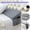 Gray, variant on Wedge Positioning Triangle Pillow fills the 0-7 inch gap between the headboard or mattress and the wall(Gray)