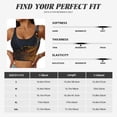 thumbnail image 6 of Lsque Glowing Snake Dark Forest Printed Women'S Sports Bra, Compression, Moisture Wicking, High-Impact Sports Bra For Women,Supportive sports bra-XX-Large, 6 of 9
